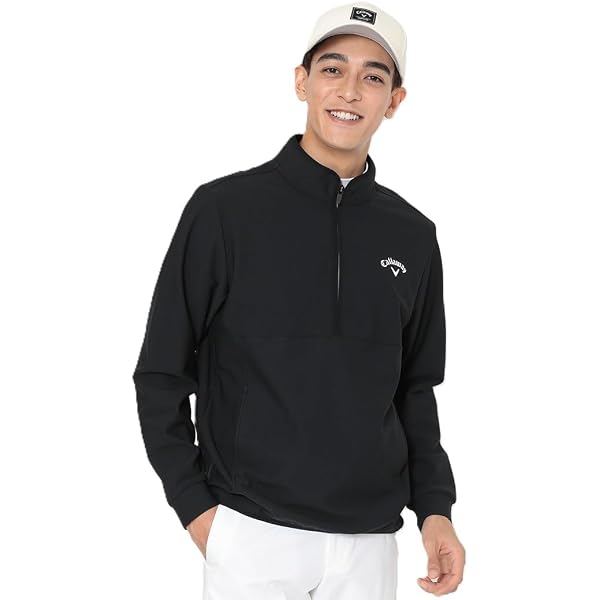 Amazon | [キャロウェイ] メンズ 長袖 フード付きTシャツ (カルイシ